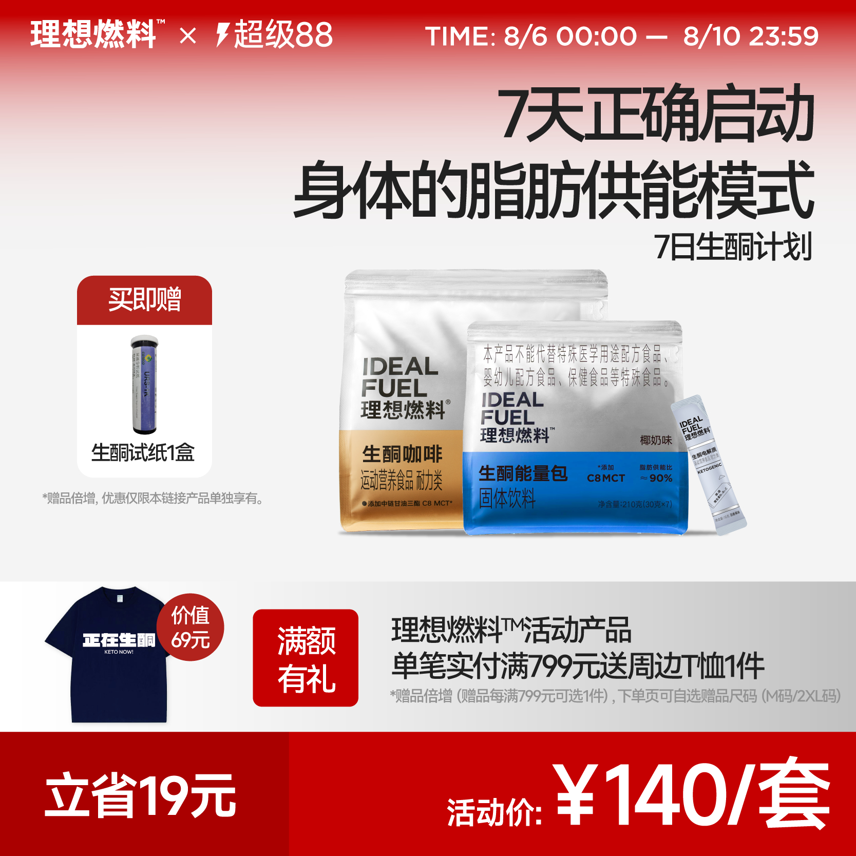 理想燃料 | 7日生酮计划 新手早晚代餐无需挨饿