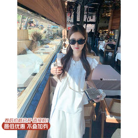 <曾小咸推荐>现货秒杀！微信超特价！花边小飞袖背心 日常139.99 立减70 秒杀69.99！花边拼接半裙秒杀119.99！！