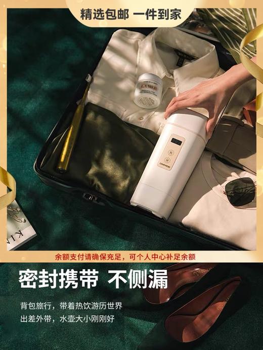 大宇便携式烧水壶电热水壶家用煮水小型迷你旅行保温 心选到家 商品图0