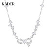 卡蒂罗/KADER 灵动结系列 在逃公主纯银镶锆 心愿蝴蝶结项链  梦幻少女甜美蝴蝶结 精致小众设计感闺蜜生日 商品缩略图0