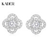 卡蒂罗/KADER 幸运四叶系列 繁花四叶纯银耳饰 轻奢高级感时尚气质小众设计 简约日常通勤百搭女朋友闺蜜表白 商品缩略图0
