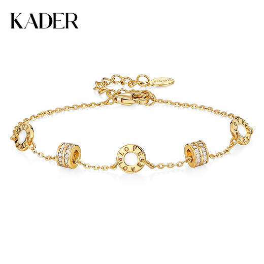 卡蒂罗/KADER  夜光小蛮腰手链 原创轻奢ins风小众精致纯银转运手饰可转动 百搭气质感显白贵气女生通勤穿搭 商品图0