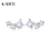 卡蒂罗/KADER 微笑星芒耳钉 璀璨四芒星闪耀星点梦幻百搭款耳饰 精致小巧仙气优雅配饰轻奢时尚 925银 商品缩略图0