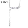 【节节高升】卡蒂罗/KADER 冰晶竹节项链 考试学业上岸 新中式有你竹够大颗锆石流苏设计拼接链 好运平安 商品缩略图0