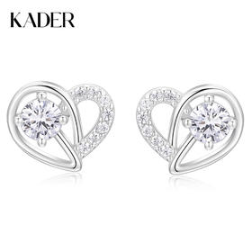 卡蒂罗KADER 心愿流星耳钉 在逃公主小众闪耀璀璨流星设计养耳洞 灵动镶嵌闪锆轻奢简约甜美气质 925银 耳钉 女款 银色