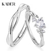 卡蒂罗/KADER 心动玫瑰情侣对戒 玫瑰物语925银原创轻奢小众氛围感设计素圈开口一对 爱心玫瑰热烈炽热甜蜜爱恋 商品缩略图0