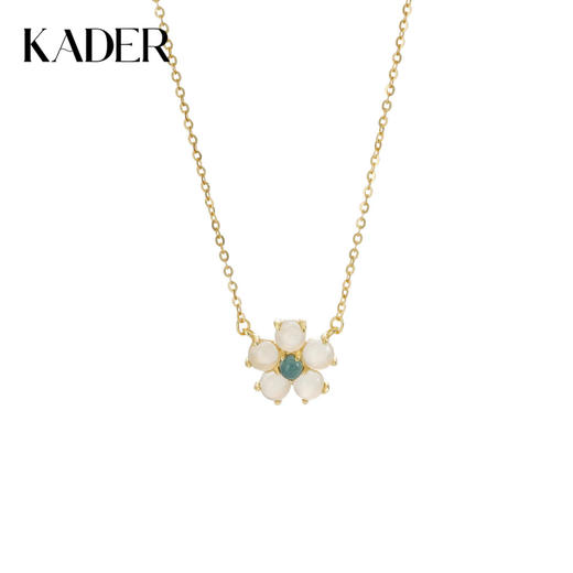 卡蒂罗/KADER 🌺春日桃花项链 桃之夭夭国潮新中式妈妈女友可调节锁骨链 古典轻奢可爱灵动汉服穿搭配饰 商品图0