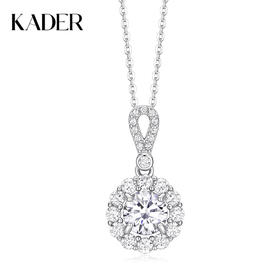 【爆闪莫桑钻】卡蒂罗/KADER 一见钟情 永恒之星项链 锁骨链 莫桑石轻奢小众简约设计高级感女生日常通勤百搭