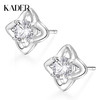 【幸运四叶草】卡蒂罗/KADER 四叶星芒耳钉  闪耀星点璀璨星光原创设计纯银耳饰 轻奢简约小众通勤穿搭配饰 925银 商品缩略图0