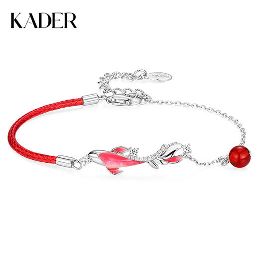 【年年有余|夜光】卡蒂罗/KADER 幸运锦鲤夜光手链  新中式国潮好运时来运转原创设计闺蜜款一对 前程似锦水逆退散 商品图0