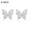 卡蒂罗/KADER 蝶舞光影耳钉 闪闪蝶舞满镶钻石璀璨闪耀气质款纯银耳饰 闪光蝴蝶秋冬穿搭必备单品优雅百搭 商品缩略图0