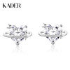 卡蒂罗/KADER 守护心环耳钉 经典爱心造型轻奢璀璨时尚春夏百搭纯银耳饰 闪耀星点梦幻设计养耳洞睡觉免摘配饰 商品缩略图0