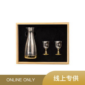 桑亚塔 高端钛品·钛金属钛酒具分酒器小酒杯一壶两杯纯钛酒壶便携（下单后3天内发货）