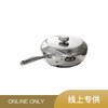 VELOSAN/温仑山 镜面不锈钢鹅卵石炒锅32cm 蜂窝不锈钢 炒菜锅电磁炉煤气灶适用 商品缩略图0