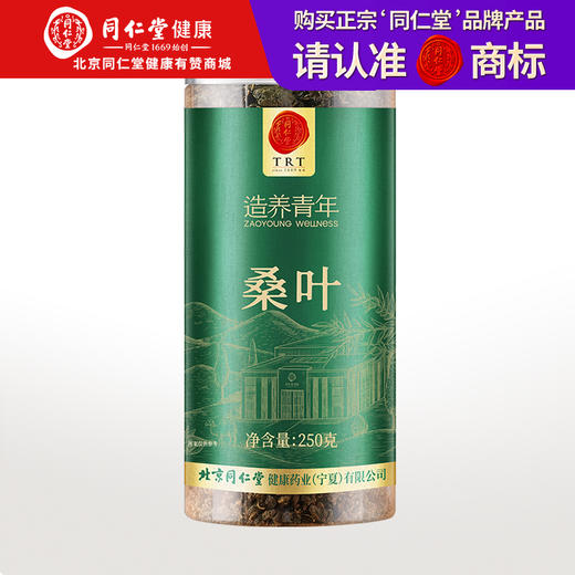 【正宗同仁堂品牌】北京同仁堂 桑叶-250克 茶汤清透 口感纯正SY 商品图0