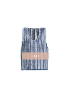 OUTOFLAW 鱼骨条纹廓形厚背心