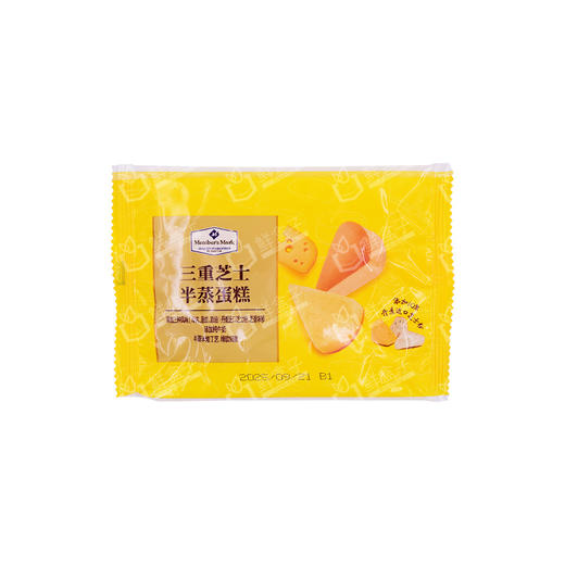 聚便利 X 山姆 Member's Mark 三重芝士半蒸蛋糕 1小包约43g 商品图0