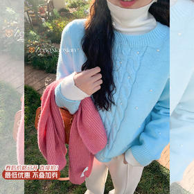 <曾小咸推荐>新品现货秒杀！卖完下架不再补 ！微信粉丝打折价！！ 珍珠圆领毛衣 日常179.99/件 立减90 秒杀89.99/件！不加绒休闲裤 日常139.99/件 立减80 秒杀59.99/件！！