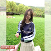 【179元任选2件】最后一波现货！美式学院风拼接圆领宽松卫衣 商品缩略图1