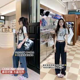 【179元任选2件】现货！黑色天丝牛仔裤薄款