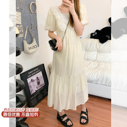 <曾小咸推荐>巨折清仓秒杀，稀有现货24小时发【仅限今日】后背系带连衣裙 商品图0