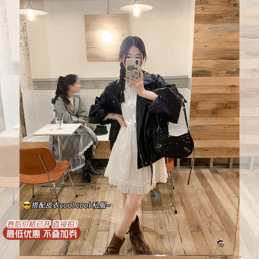 <曾小咸推荐>限时折扣【甜系下午茶】流苏系带连衣裙 今天秒杀价89！！ 商品图0