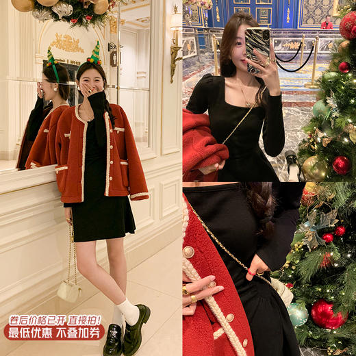 【179元任选2件】现货！方领连衣裙 商品图0