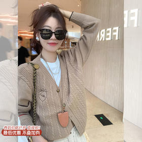 <曾小咸推荐>微信粉丝秒杀专场 仅此今天 活动结束下架【质感miu风】2色毛织开衫 日常169.99/件 立减80 秒杀89.99/件！！