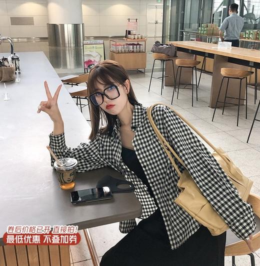 <曾小咸推荐>巨折清仓秒杀，稀有现货24小时发【仅限今日】  外穿百搭宽松韩版衬衣气质长袖上衣 商品图0