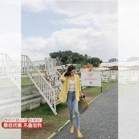 <曾小咸推荐>巨折清仓秒杀，稀有现货24小时发【仅限今日】休闲西装外套女夏季薄款韩版宽松显瘦