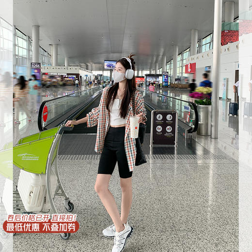 <曾小咸推荐>巨折清仓秒杀，稀有现货24小时发【仅限今日】 【格调少女】红色格子衬衫 商品图0