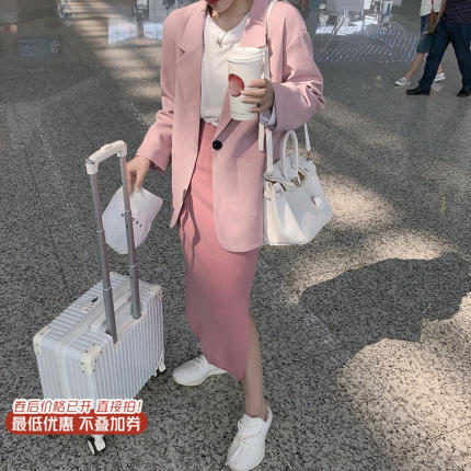 <曾小咸推荐>巨折清仓秒杀，稀有现货24小时发【仅限今日】韩版宽松休闲百搭小西装网红上衣 商品图0