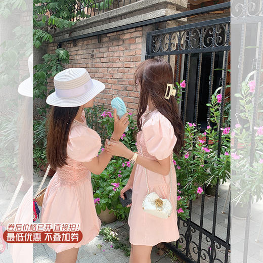 【110元任选2件】最后一波现货！收腰显瘦气质百搭泡泡袖短袖 商品图0