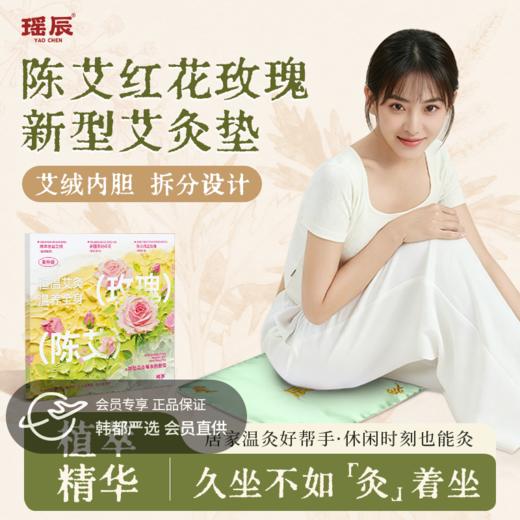 热卖！【久坐不如灸坐】瑶辰新型艾灸草本热敷垫电加热  9档控温 恒温发热 坐垫 全身通用「张仲景中医研究院监制」 商品图0