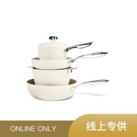 VELOSAN/温仑山 鹅卵石四件套VE035 炒+煎+汤+奶锅四件套 燃气炒锅电磁炉