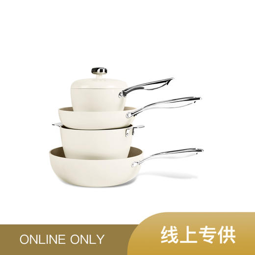 VELOSAN/温仑山 鹅卵石四件套VE035 炒+煎+汤+奶锅四件套 燃气炒锅电磁炉 商品图0