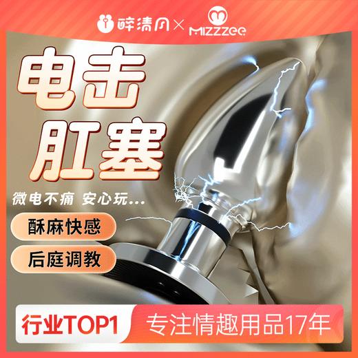 【情趣用品】谜姬 金属电击肛塞后庭调教 商品图0