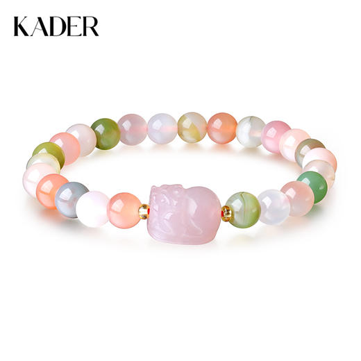 卡蒂罗KADER 瑞彩貔貅手串 新中式国潮貔貅手串诸事幸运顺利 古风显气质高级感七夕限定百搭#好运 商品图0