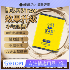 【情趣用品】安太医 旗舰款湿巾（限价18）