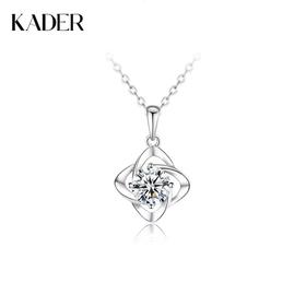 【幸运四叶草卡蒂罗/KADER 幸运四叶草项链  轻奢小众锁骨链吊坠 日常通勤百搭精致时尚简约气质#好运