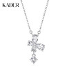 卡蒂罗/KADER 光影蝴蝶梦幻遐想项链 满钻镶嵌灵动流苏福蝶锁骨链 约会出游时尚百搭甜美小众拼接链百搭幸运 商品缩略图0