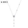 卡蒂罗KADER 璀璨星光流苏项链   925银爆闪精致温柔气质氛围感流苏锁骨链知性大气 灵动闪耀甜美浪漫 商品缩略图0