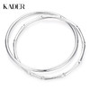 【999足银】卡蒂罗/KADER 竹愿常乐双环手镯 新中式大克重节节高升日常通勤光面素圈 简约百搭轻奢#好运配饰 商品缩略图0
