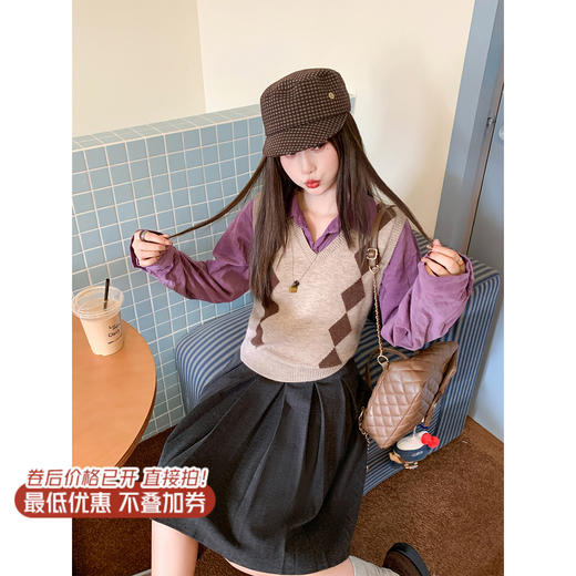 【110元任选2件】现货！针织马甲 商品图2