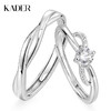 卡蒂罗KADER 无限眷恋情侣对戒 蝴蝶结钟爱久久轻奢小众原创可调节一对设计 闪耀吸睛恋爱频率#好运 商品缩略图0