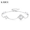 卡蒂罗KADER 如意四叶草手链 新中式国潮925银四叶草叠戴精致轻奢小众设计拼接链 平安顺遂璀璨闪耀 商品缩略图0