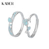 【夜光❣】卡蒂罗/KADER 小王子与玫瑰夜光情侣对戒 为爱闪耀甜蜜浪漫钟爱久久开口可调节小众素圈一对 礼盒款 商品缩略图0