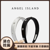 【限时折扣】ANGEL ISLAND 珍珠锆石黑白发箍 简约气质宽边轻奢复古小众优雅发饰 商品缩略图0