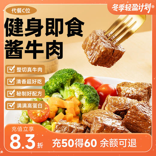 暴肌独角兽酱牛肉 80g/袋 商品图0