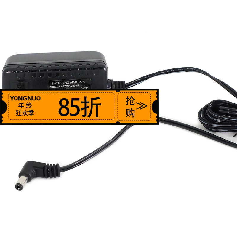 永诺  LED摄影灯专用DC外接电源适配器12v 2A